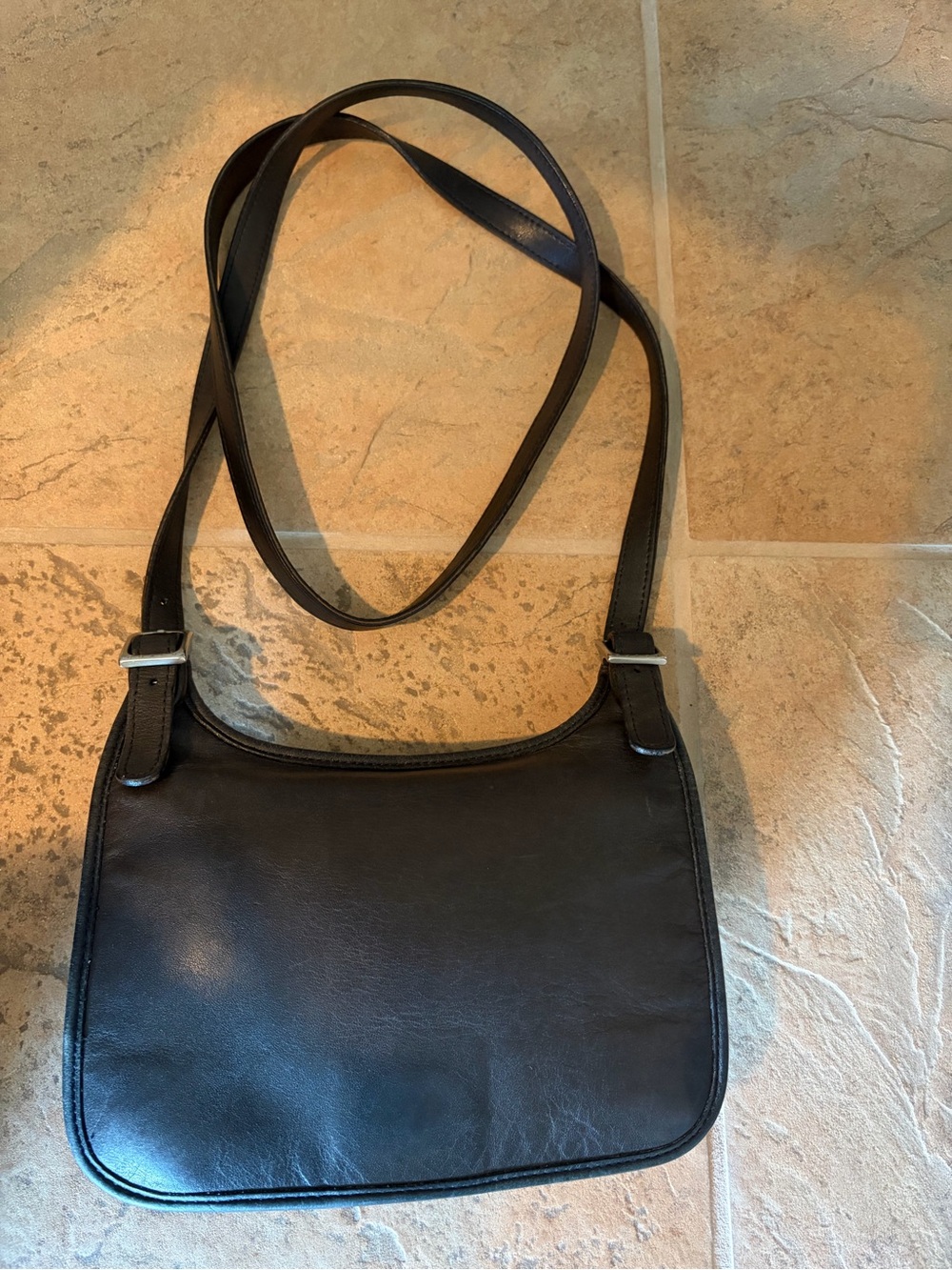 Vintage Coach Black Small Hippie Flap 9142 No Hangtag